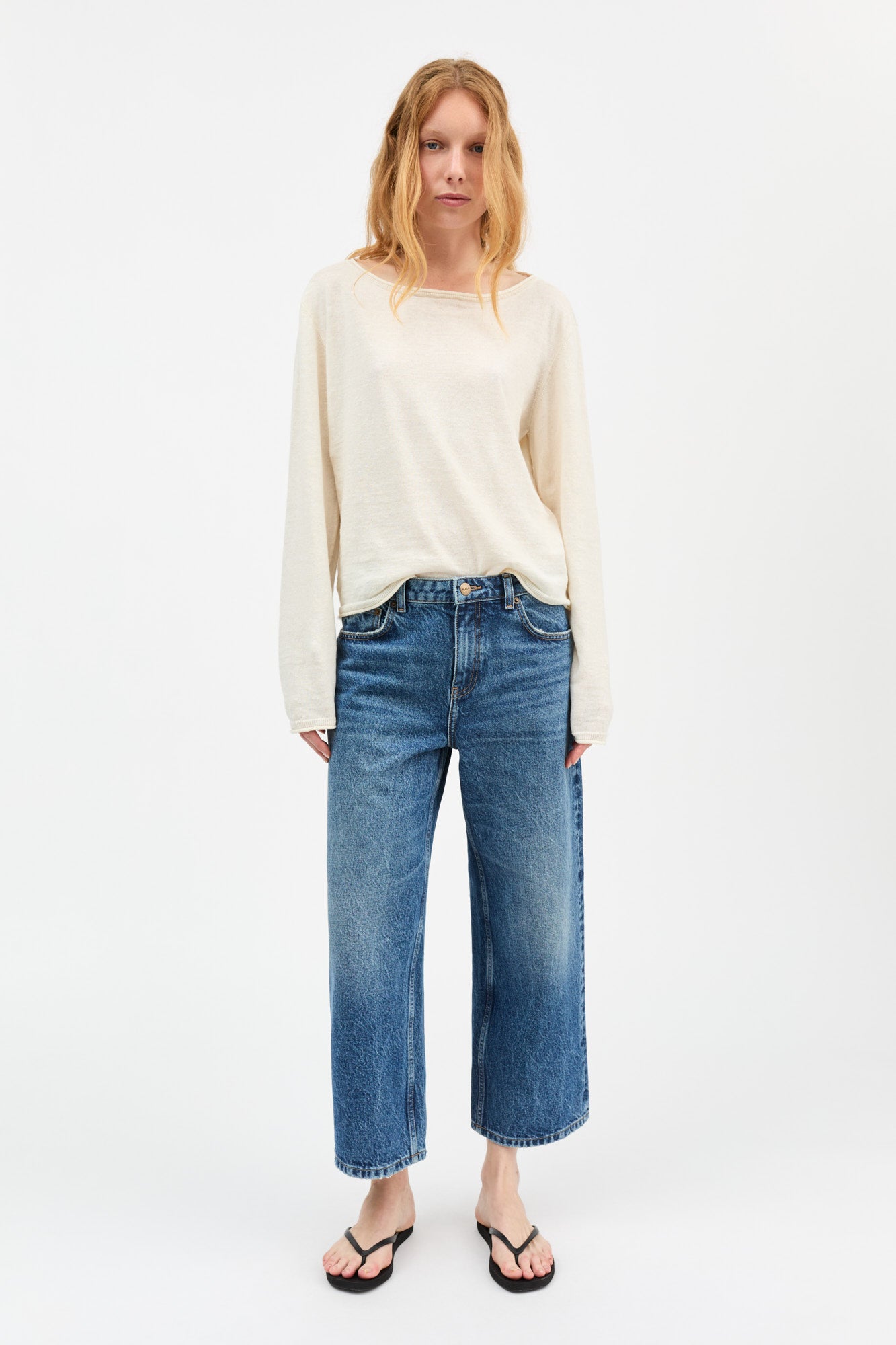 Skall Studio Taylor cropped jeans Jeans Slouchy blue